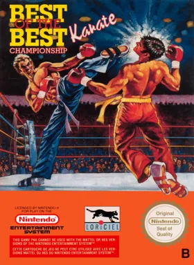 Best of the Best - Championship Karate (Europe) box cover front